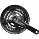 Shimano FC-TY501 crankset, 175 mm 48/38/28T, 6-8v, with chain guard