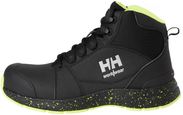 Παπούτσια HELLY HANSEN Barcode MXR Mid S3S, μαύρο/κίτρινο 44