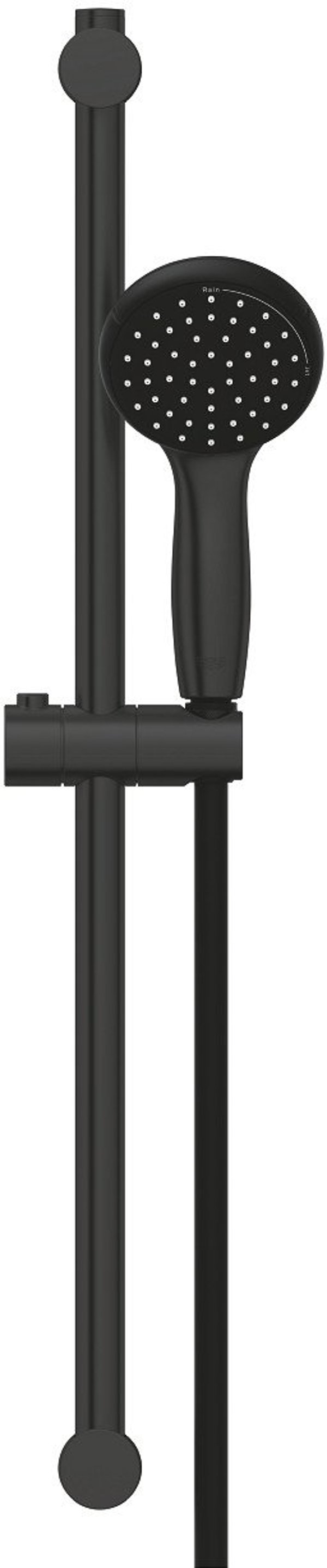 Σετ ντους GROHE QUICKFIX VITALIO START 100 279482430, μαύρο ματ