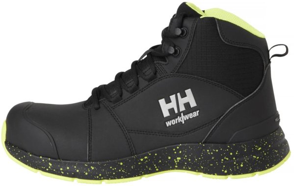 Παπούτσια HELLY HANSEN Barcode MXR Mid S3S, μαύρο/κίτρινο 39