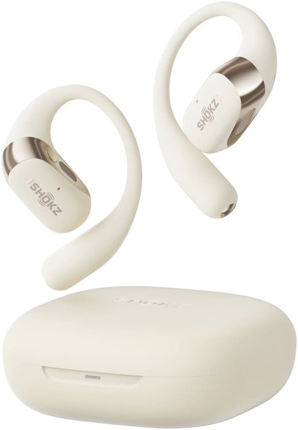 SHOKZ OpenFit 2 ασύρματα ακουστικά ψείρες, μπεζ