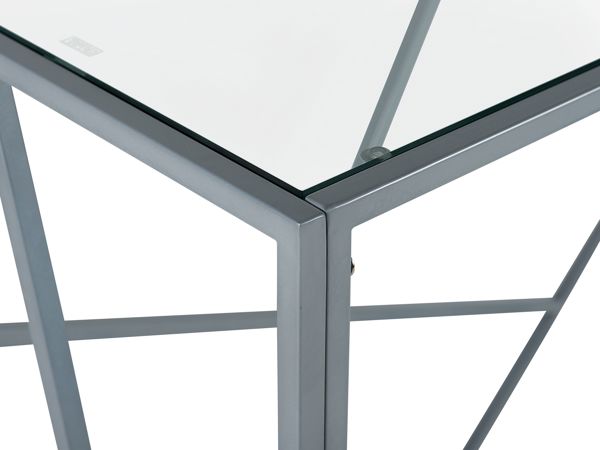 Shumee Silver γυάλινη κονσόλα ORLAND 8700851 4251682219419