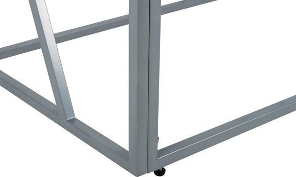 Shumee Silver γυάλινη κονσόλα ORLAND 8700851 4251682219419