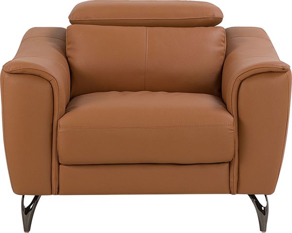 Σετ σαλονιού Shumee Leather για 4 άτομα, καφέ, NARWIK 8579566 4251682204019