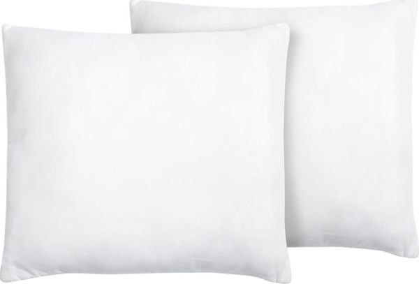 Shumee Σετ 2 Μαξιλάρια Ύπνου Μικροΐνες 80x80 cm, Υποαλλεργικά, Λευκά