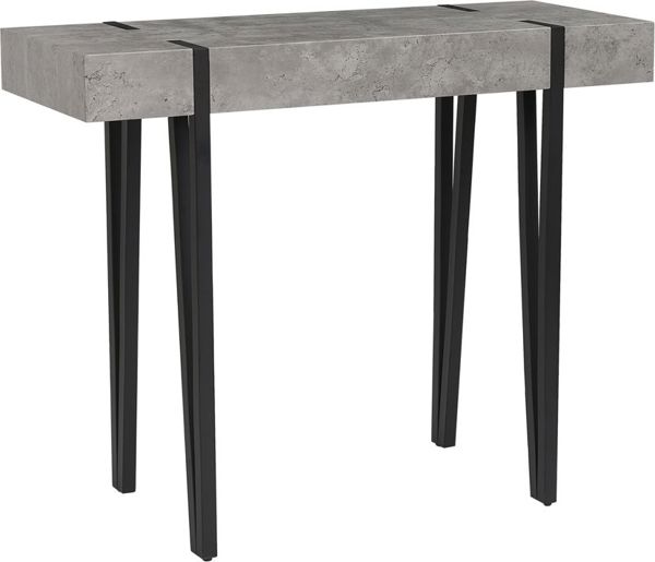 Κονσόλα με εφέ Shumee Concrete με μαύρο ADENA 8700843 4251682220521