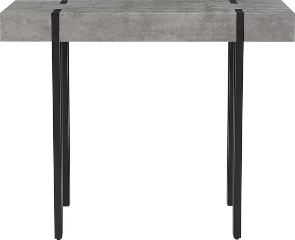 Κονσόλα με εφέ Shumee Concrete με μαύρο ADENA 8700843 4251682220521