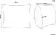 Shumee Σετ 2 βαμβακερά μαξιλάρια 50 x 60 cm DIRAN 8700928 4251682236249