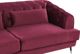 Shumee 3θέσιος καναπές βελούδο, μπορντό, SLETTA 9476498 4251682251570