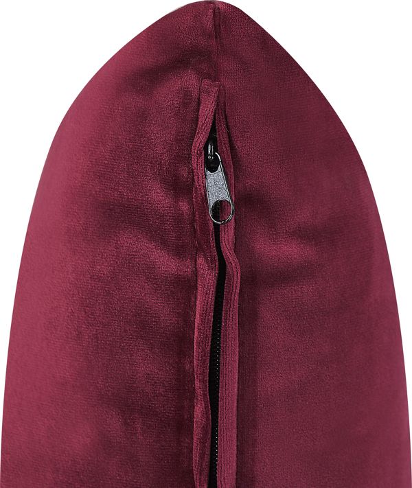Shumee 3θέσιος καναπές βελούδο, μπορντό, SLETTA 9476498 4251682251570