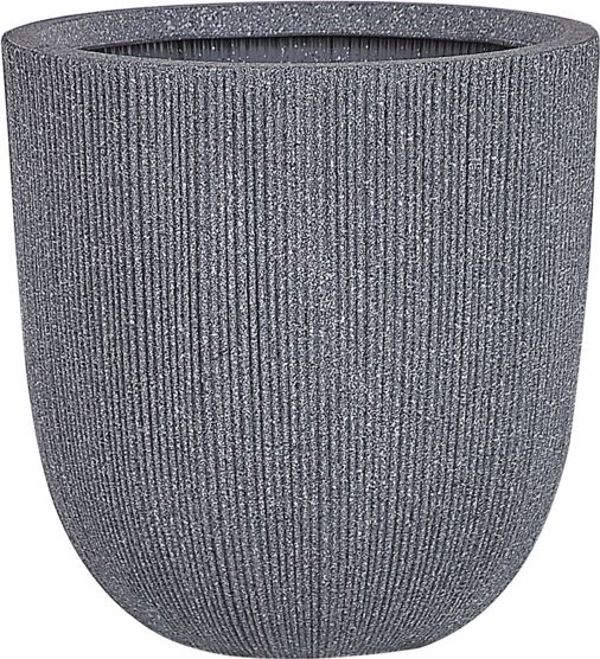 Γλάστρα Shumee CHIOS Γκρι 44x44x48 cm - Διακοσμητική Γλάστρα για Φυτά & Δέντρα