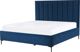 Κρεβάτι Shumee Velvet με αποθηκευτικό χώρο 180 x 200 cm μπλε SEZANNE 8700876 4251682259842