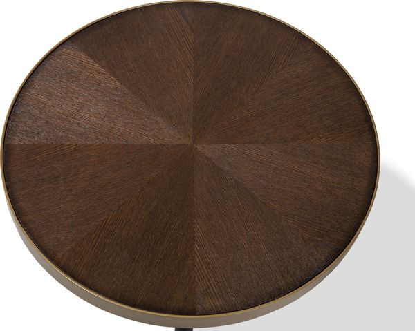 Shumee Brown και χρυσό βοηθητικό τραπέζι RAMONA 8796378 4260602379089