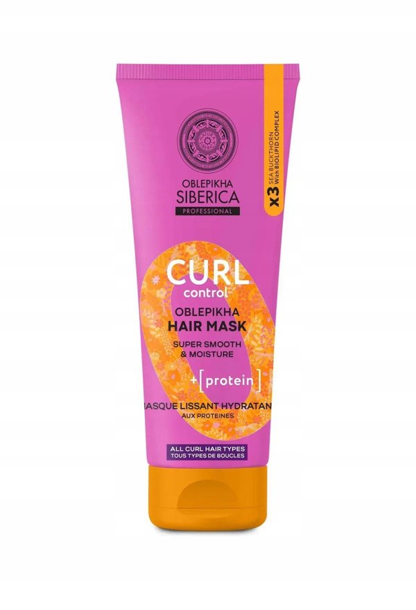 SIBERICA PROFESSIONAL_Oblepikha Curl Control μάσκα για σγουρά μαλλιά 200ml
