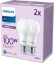 Λάμπα Signify Philips LED κλασική 100W E27 Ψυχρό λευκό 1521lm ματ 2 τεμ P