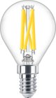 Signify Philips LED classic WarmGlow Lampe 60W E14 Tropf klar dimmbar