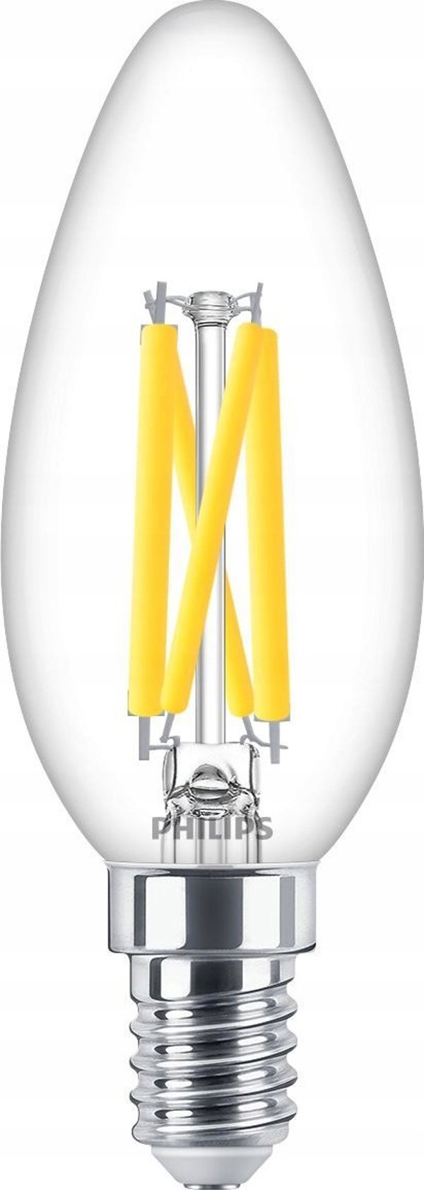 Signify Philips LED classic WarmGlow Lampe 60W E14 Tropf klar dimmbar
