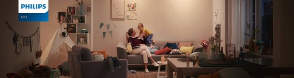 Signify Philips LED classic WarmGlow Lampe 60W E14 Tropf klar dimmbar