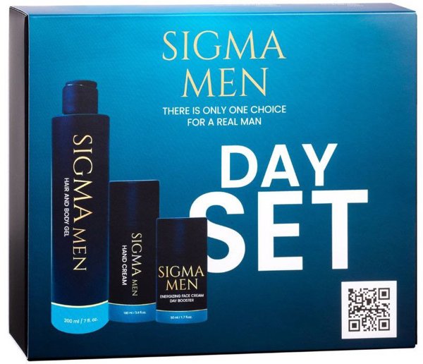 Σετ Ανδρικής Φροντίδας Sigma Men Day - Αφρόλουτρο, Κρέμα Χεριών & Κρέμα Ημέρας