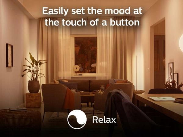Signify Philips Hue White Amb. E14 Λάμπα Σταγόνα Διπλή Συσκευασία 2x470lm
