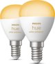 Signify Philips Hue White Amb. E14 Λάμπα Σταγόνα Διπλή Συσκευασία 2x470lm