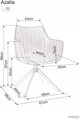 Καρέκλα Signal 61 x 44 x 86 cm αποχρώσεις του γκρι 1 τεμ. 12118876 5901477295201