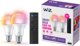 Signify WiZ White & Color 60W E27 A60 Τυπική μορφή 2er +Τηλεχειριστήριο