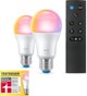 Signify WiZ White & Color 60W E27 A60 Τυπική μορφή 2er +Τηλεχειριστήριο