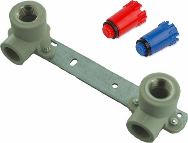 SiGMA-Li KPM2012 Σετ Υποκατάστασης 20x1/2" L-100 με Γωνίες, PP.LM-20x1/2x100, Πολυπροπυλένιο, Λευκό