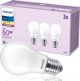 Signify Philips LED classic Lampe 60W E27 Warmweiß 806lm matt 3er P