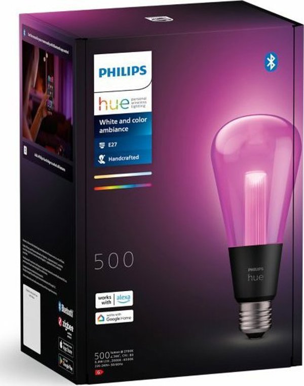 Signify Philips Hue White & Col. Amb. Lightguide Giant Edison ST72 E27