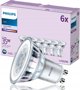 Signify Philips LED classic Lampe 35W GU10 Kaltweiß 275lm Ασημί 6er P 14219059 8719514451612