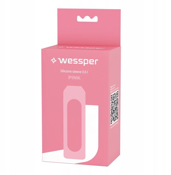 Σιλικόνη επικάλυψη για WE260 500ml Wessper B1 Borosilicate Ροζ (SS-PK-WES260-500-NEW)