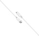 Καλώδιο Silicon Power Silicon Power USB-C - USB-C Boost Link 1m, λευκό (LK15CC)