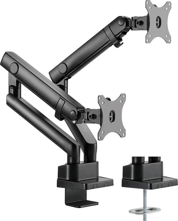 SilverStone Βάση γραφείου για 2 οθόνες 17" - 32" ARM25 (SST-ARM25)
