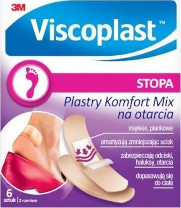 Sila Viscoplast επιθέματα άνεσης για εκδορές mix 6 τεμ
