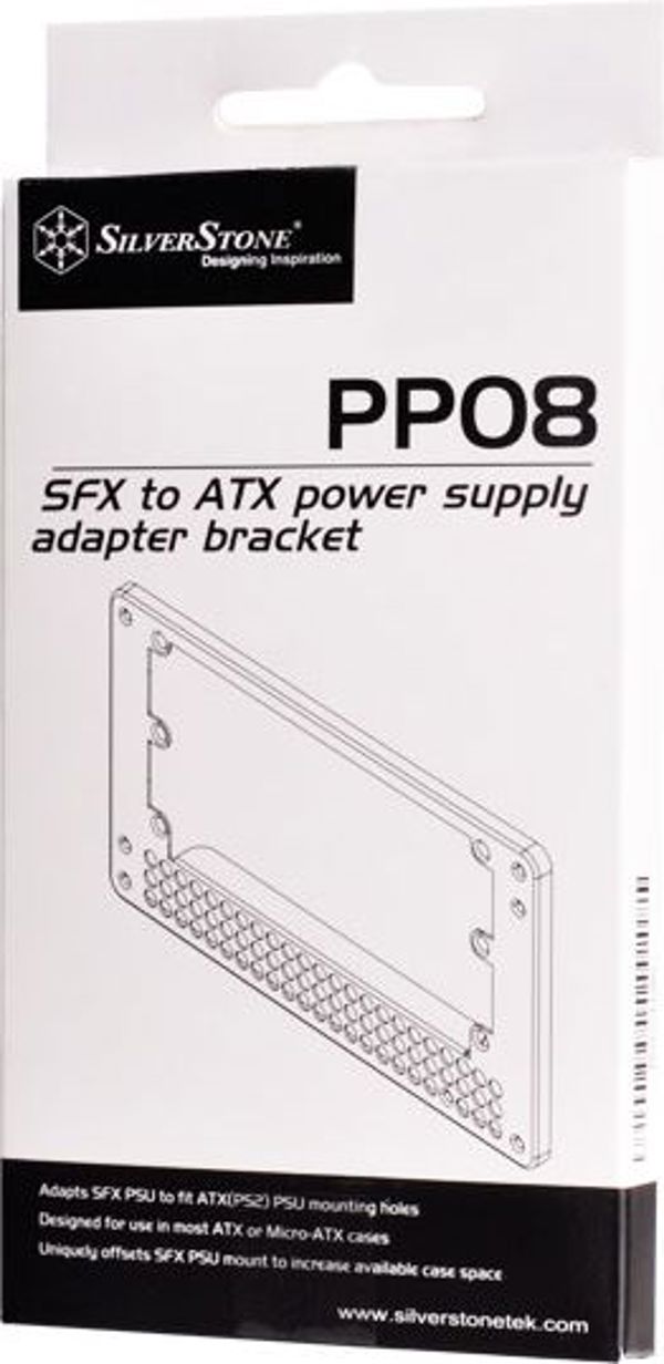 SilverStone Προσαρμογέας για τροφοδοτικό SFX / ATX (SST-PP08)
