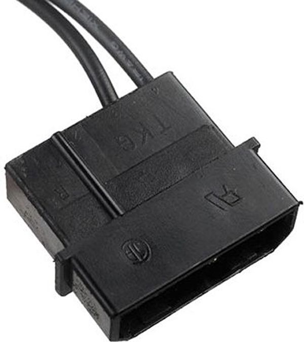 SilverStone SATA - SATA Slimline + Molex, 0.5m, Μαύρο (SSTCP10)