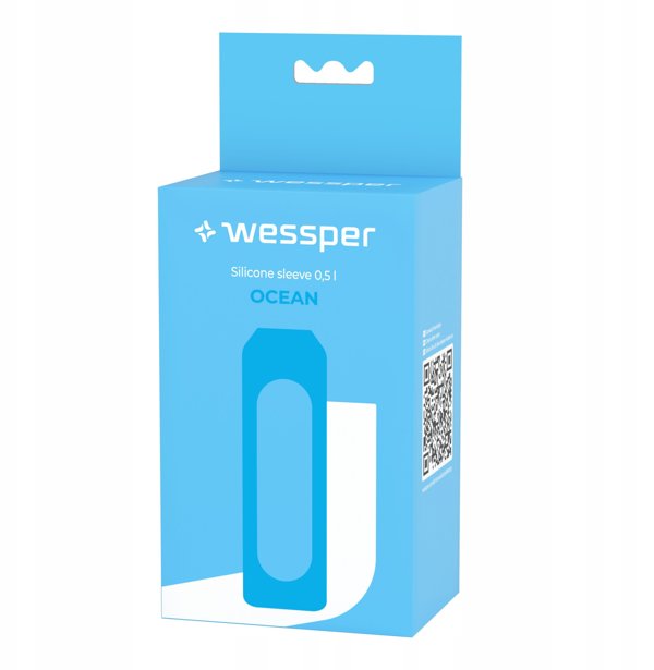 Σιλικόνη κάλυμμα για WE260 500ml Wessper B1 Borosilicate Ocean (SS-OC-WES260-500-NEW)