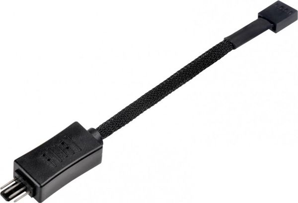 SilverStone Καλώδιο PWM 4-Pin σε 4-Pin, Μείωσης Θορύβου, 0.1m, Μαύρο