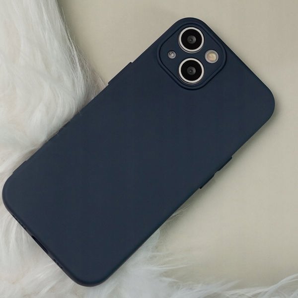 Θήκη σιλικόνης για Samsung Galaxy S25 Plus σκούρο μπλε