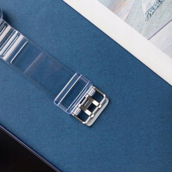 Hurtel Σετ Λουράκι Σιλικόνης, Βραχιόλι και Θήκη Strap Light για Apple Watch 44mm - Κίτρινο