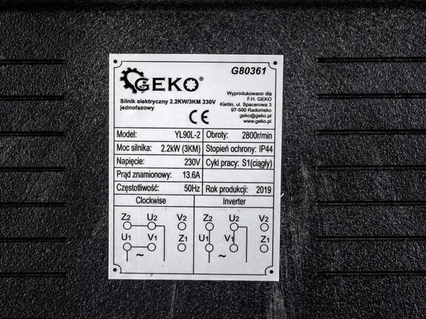 Silnik elektryczny 2.2KW/3KM  230V 1 fazowy (1)