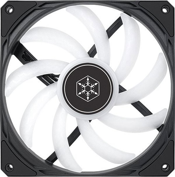 SilverStone SilverStone SST-AS140B-ARGB Air Slimmer 140 PWM ανεμιστήρας - μαύρο