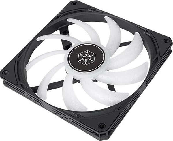 SilverStone SilverStone SST-AS140B-ARGB Air Slimmer 140 PWM ανεμιστήρας - μαύρο