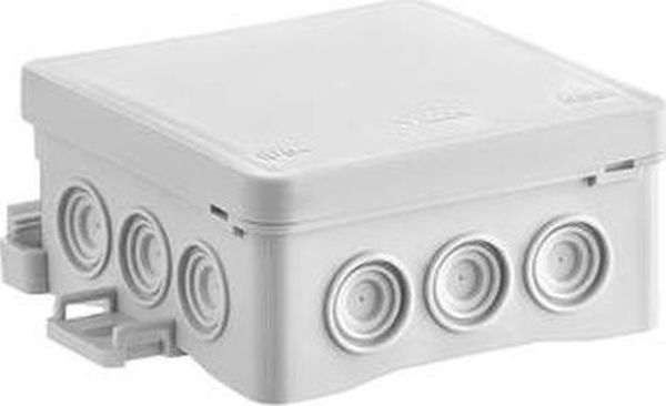 Simet FASTBOX Επιτοίχιο Κουτί Διακλάδωσης 85x85x40mm, IP54, Γκρι, NS6, 35346102