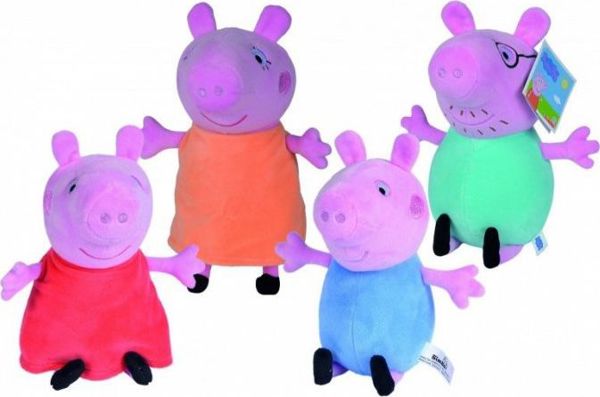 Simba Λούτρινο Παιχνίδι Peppa Pig 16-20cm - 4 Διαθέσιμα Σχέδια Οικογένειας