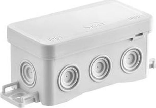 Simet Επιτοίχιο Κουτί Διακλάδωσης FASTBOX NS8, 45x40x85mm, IP54, Γκρι, Αυτοσφραγιζόμενο με Ενσωματωμένο Σφιγκτήρα