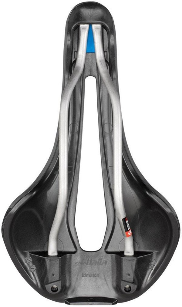 Σέλα SELLE ITALIA FLITE BOOST X-CROSS TI316 SUPERFLOW L (id match L3), 208g, Μαύρο (NEW 2025)