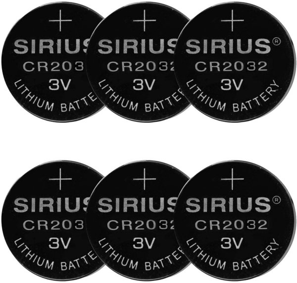 Sirius DecoPower - 6 τεμ - CR2032